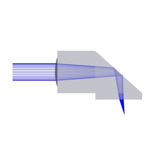 Aspherical Lens Array With Integrated Deflecting Prism