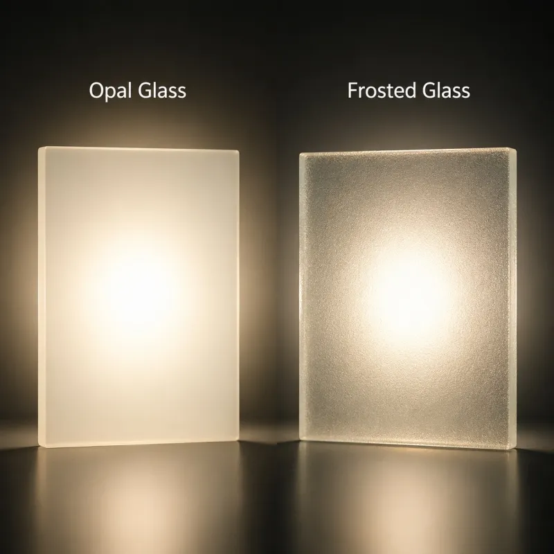 Opal Glass And Frosted Glass