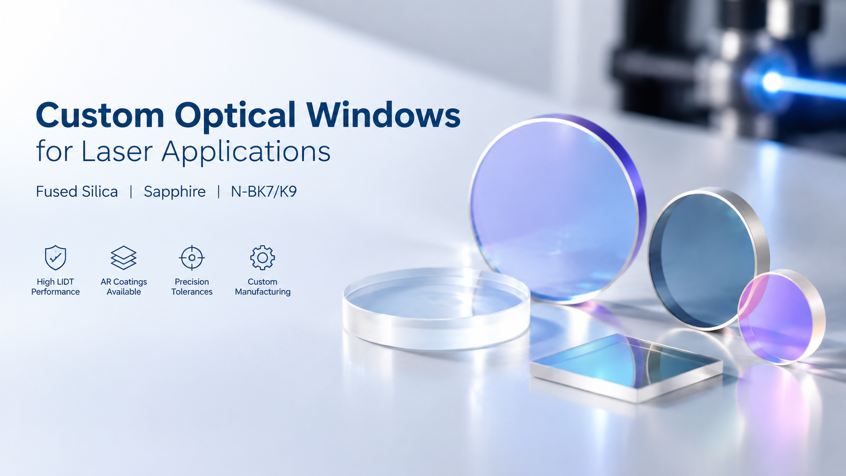 Custom Optical Windows Laser Applications